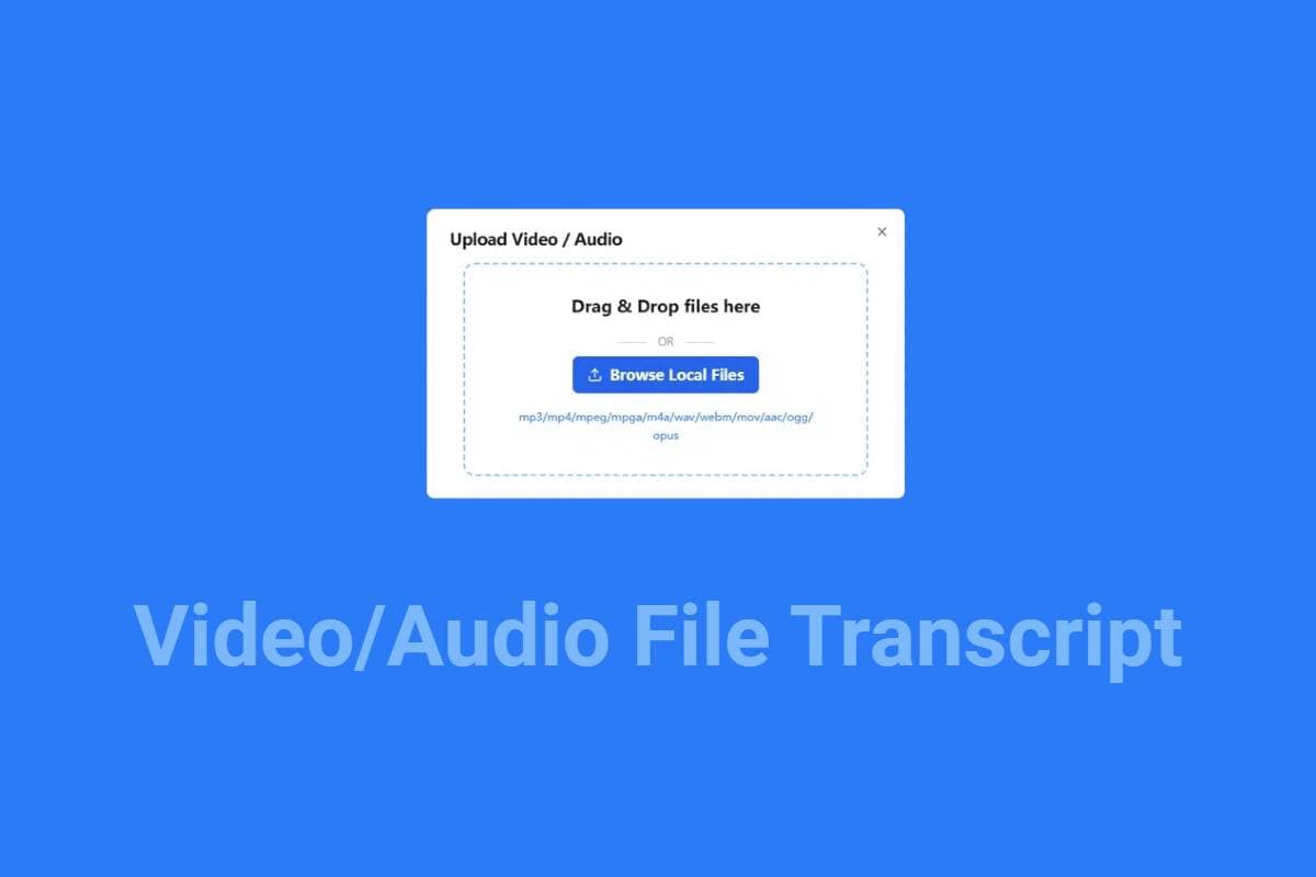 File Upload and Transcription: New Feature in Transcriptly