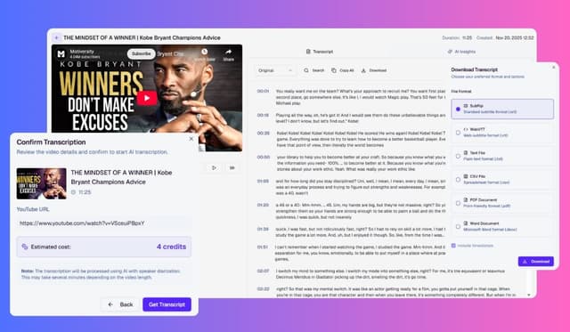 Free Audio and Video to Text Converter - Transcriptly