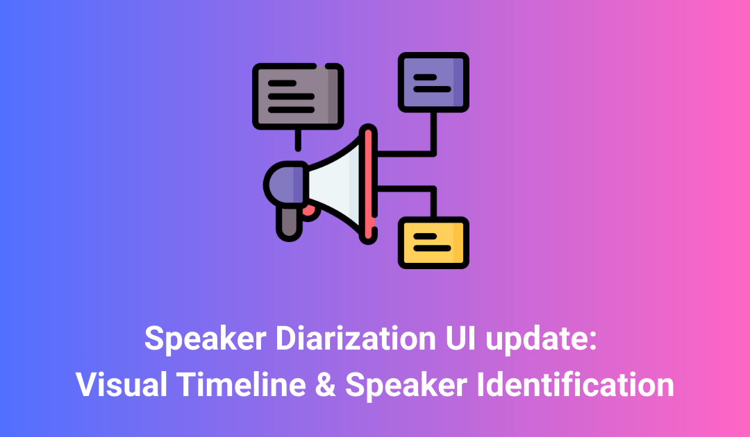 Enhanced Speaker Diarization: Visual Timeline & Speaker Identification Now Available for YouTube AI Transcripts